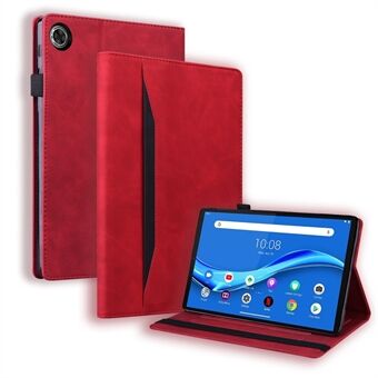 Voor Lenovo Tab M10 Plus (Gen 3) 10.6 inch hoes voor tablet van PU leer met standaard, portemonnee, elastische en valbestendige behuizing met penhouder.