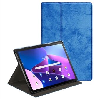 Voor de Lenovo Tab M10 Plus (3e generatie) / Xiaoxin Pad 2022 10.6 inch Rotary Kickstand Pen Holder Design Solid Color Case met getextureerd oppervlak en versterkte magnetische absorptie Tablet Cover.