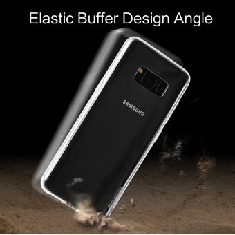 X-LEVEL doorzichtige TPU-antislip mobiele telefoonhoes voor Samsung Galaxy S8 G950 - transparant