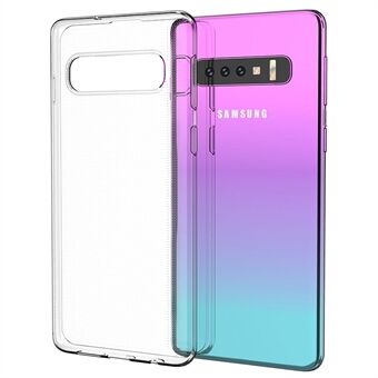 Voor Samsung Galaxy S10 Clear Soft TPU Phone Case Super Slim Anti-vingerafdruk Anti- Scratch Telefoon Back Cover: