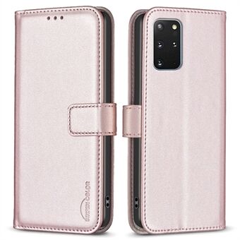 BINFEN KLEUR BF17 Voor Samsung Galaxy S20 Plus 4G/5G Slim-Fit Telefoon Cover Stand Magnetische portemonnee PU Lederen Telefoon Case