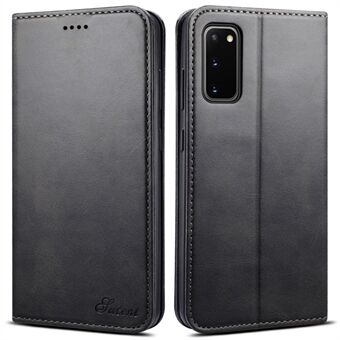 SUTNI Stand Wallet Full Protection Leather Case Telefoon Cover voor Samsung Galaxy S20