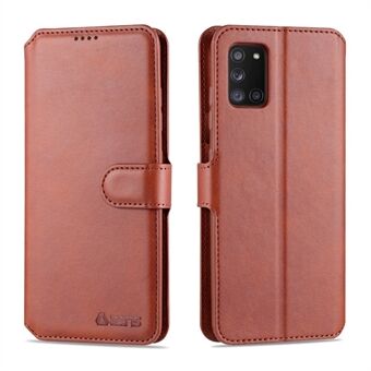 AZNS Wallet Leather Stand Cover Cover voor Samsung Galaxy A41 (algemene versie)