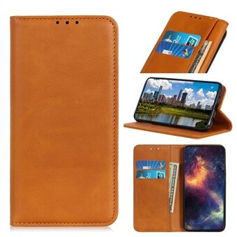 Auto-geabsorbeerd Split Leather Wallet Case voor Samsung Galaxy A21s