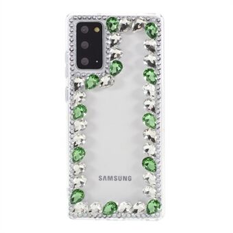 Crystal Rhinestone Decoration TPU Cover voor Samsung Galaxy Note 20 / Note 20 5G