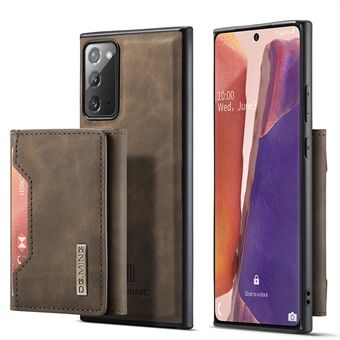 DG.MING M2 Series Tri-fold Wallet Magnetische Kickstand Design Leren Case voor Samsung Galaxy Note 20
