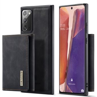 DG.MING M1-serie Kickstand Design Valbestendige telefoonhoes met afneembare magnetische portemonnee voor Samsung Galaxy Note 20