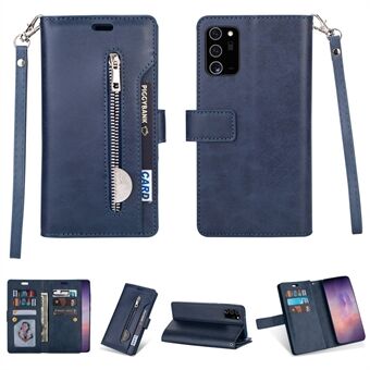 Multifunctionele lederen portemonnee Stand Cover Cover voor Samsung Galaxy Note 20 Ultra / Note 20 Ultra 5G