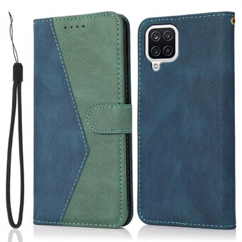 Allround bescherming Splice kleur lederen telefoonhoes portemonnee Stand Shell met riem voor Samsung Galaxy A42 5G