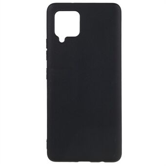 Voor Samsung Galaxy A42 5G Anti Scratch Slim Fit Mobiele Telefoon Cover Zwart Mat Flexibele TPU Case