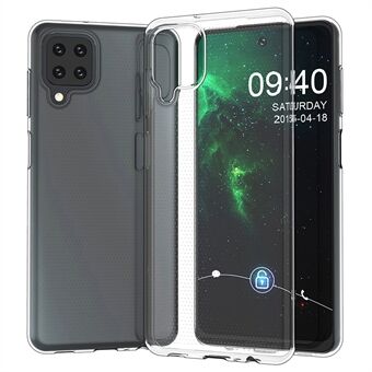 Voor Samsung Galaxy A42 5G niet-geel transparant telefoonhoesje Zachte TPU slanke mobiele telefoon achterkant