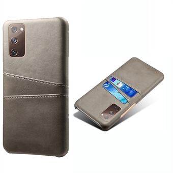 KSQ voor Samsung Galaxy S20 FE 4G/FE 5G/S20 Lite/S20 FE 2022 PU-leer + plastic omhulsel met kaarthoudersleuven