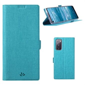 VILI K-serie voor Samsung Galaxy S20 FE 4G/5G/S20 Lite/S20 FE 2022 Wallet Stand Leather Cover