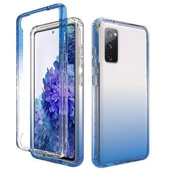 Color Design Samsung Galaxy S20 FE - Transparant - Blauw