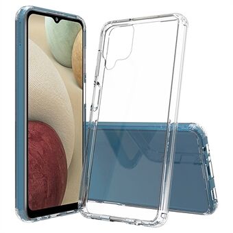 Transparante anti-kras case voor Samsung Galaxy A12 acryl + TPU back cover
