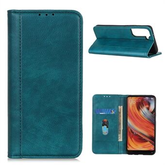 Auto-geabsorbeerde Litchi Grain Shell voor Samsung Galaxy S21 5G Wallet Split Leather Cover