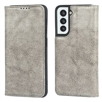 Crazy Horse Texture lederen portemonnee telefoonhoesje voor Samsung Galaxy S21 5G