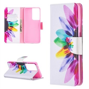 Hot Style Pattern Printing Stand Cover voor Samsung Galaxy S21 Ultra 5G