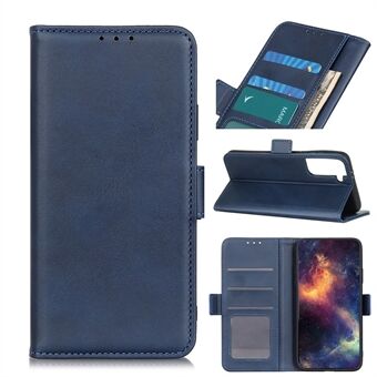 Beschermende Portemonnee Stand Magnetische Sluiting Leren telefoonhoesje voor Samsung Galaxy S21 + 5G