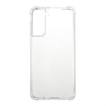 Schokbestendige achterkant van helder acryl + TPU Edge Combo Cover voor Samsung Galaxy S21 +