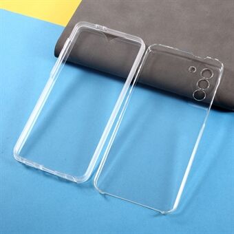 PET-hoes + TPU-frame + telefoonhoes van acrylpaneel voor Samsung Galaxy S21 Plus 5G Helder, hybride hoesje met volledige bescherming