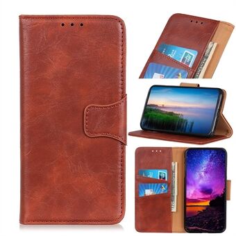 Crazy Horse Texture Leather Cool Design Wallet Phone Case voor Samsung Galaxy A32 5G