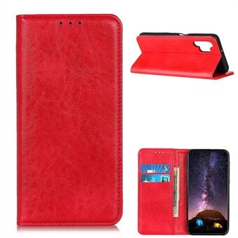 Automatisch geabsorbeerd Crazy Horse Texture Wallet Stand Phone Case voor Samsung Galaxy A32 5G/M32 5G