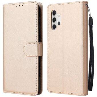 Voor Samsung Galaxy A32 5G/M32 5G PU Leer Anti- Scratch Beschermende Telefoon Cover Stand Portemonnee Flip Case: