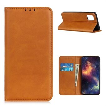 Auto-geabsorbeerde Scratch Split Leather Wallet Case voor Samsung Galaxy A52 4G/5G / A52s 5G Stand Protector