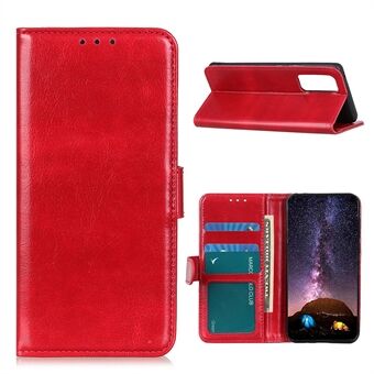 Anti- Scratch Crazy Horse Textuur Portemonnee Stand Lederen Beschermer Telefoon Case Cover voor Samsung Galaxy A52 4G/5G / A52s 5G