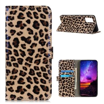 Leopard Texture Leather Protector Wallet Mobiele Telefoon Cover voor Samsung Galaxy A02s (EU-versie)