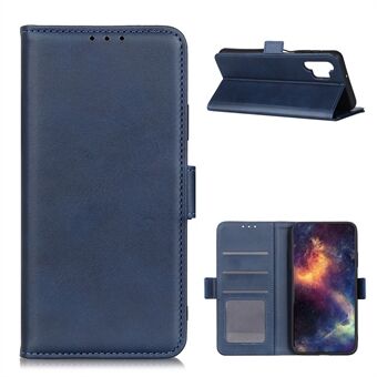 Voor Samsung Galaxy A32 4G (EU-versie) ontwerp met magnetische sluiting Folio Flip Wallet lederen Stand