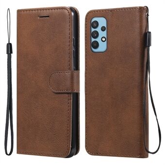 KT Leather Series-2 Effen Kleur Wallet Leren Stand Case voor Samsung Galaxy A32 4G