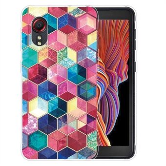 Animal Pattern Series Stijlvol patroon afdrukken TPU Phone Cover Case voor Samsung Galaxy Xcover 5