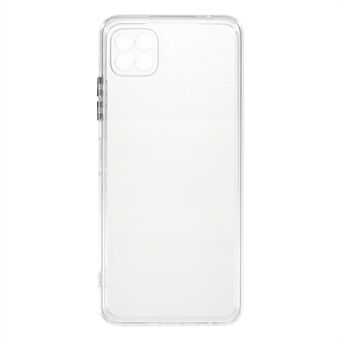 Kristalheldere achterkant van de telefoon Hoge transparantie Zachte TPU-kleurknoppen aan de zijkant Precieze uitsparing Telefoonschaal voor Samsung Galaxy A22 5G (EU-versie)