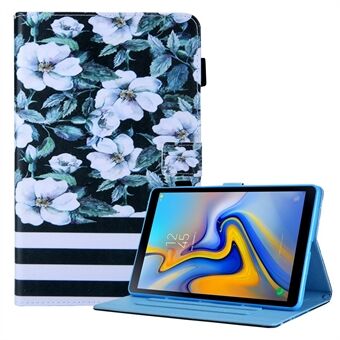 Patroon Afdrukken Kaarthouder Schokbestendig Leren Tablet Case voor Samsung Galaxy Tab A7 Lite 8.7 (2021) T220/T225