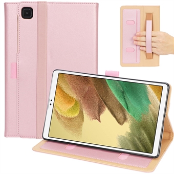 Zakelijke stijl draagbare PU-lederen Stand tablethoes met kaartsleuven voor Samsung Galaxy Tab A7 Lite 8,7-inch