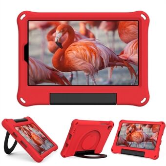 Voor Samsung Galaxy Tab A7 Lite 8.7-inch (2021) SM-T220/SM-T225 EVA Tablet Case Anti-drop Cover met Opvouwbare Ring Kickstand