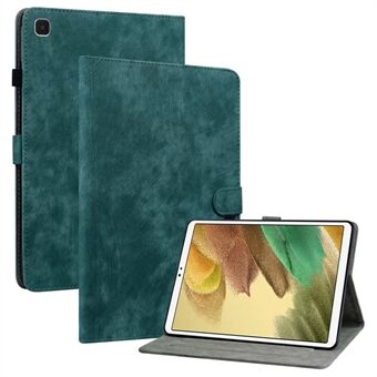 Voor Samsung Galaxy Tab A7 Lite 8,7-inch Schokbestendig Hoesje Leuke Tijger Patroon Opdruk TPU + PU Lederen Cover Tablet Case met Stand / Kaartsleuf