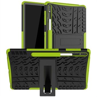Cool Tyre Hybrid PC + TPU Protector Cover met standaard voor Samsung Galaxy Tab S7 Plus/Tab S7 FE