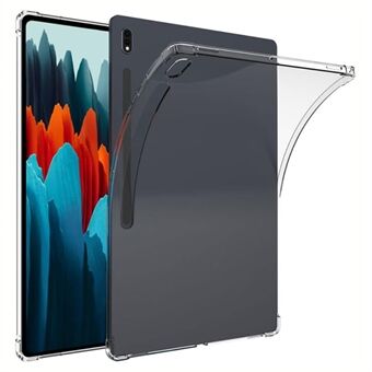 Voor Samsung Galaxy Tab S7+ / S7 FE / S8+ TPU-tablethoes Versterkte hoeken Duidelijke tablethoes