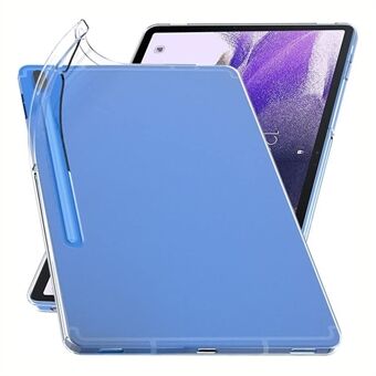 Voor Samsung Galaxy Tab S7 FE Zachte TPU Anti- Scratch Back Case Transparante Tablet Cover
