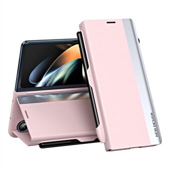 HAD PC-telefoonhoesje voor Samsung Galaxy Z Fold3 5G Anti-drop beschermhoes Schokbestendig Stand hoesje met pen / pensleuf