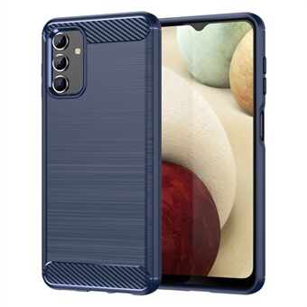 Voor Samsung Galaxy A13 4G / 5G / A04s 1,8 mm koolstofvezel textuur TPU-hoes Scratch krasbestendig geborsteld oppervlak telefoon beschermhoes