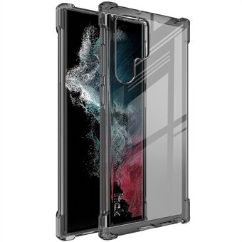 IMAK Clear Case voor Samsung Galaxy S22 Ultra 5G, Airbag Valbeschermende TPU Anti- Scratch Telefoonhoes met Screenprotector