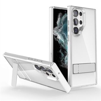 G-stijl voor Samsung Galaxy S22 Ultra 5G standaard transparant telefoonhoesje TPU + acryl telefoonhoes