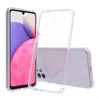 Voor Samsung Galaxy A33 5G Clear Phone Cover Hard Acryl + Soft TPU Anti- Scratch mobiele telefoon Shell Case