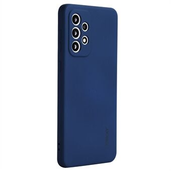 ENKAY HOED Prince Voor Samsung Galaxy A33 5G Anti-val Siliconen Case Rechte Edge Vloeibare Precieze Uitsparing goed beschermd Telefoon Back Cover