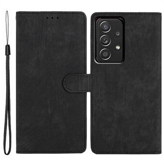 Voor Samsung Galaxy A33 5G Skin-touch PU lederen telefoonhoes Flip Stand Wallet Cover
