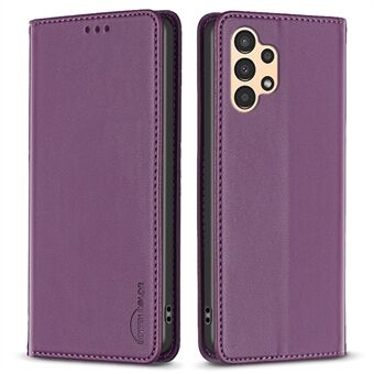 BINFEN KLEUR BF18 Voor Samsung Galaxy A33 5G PU Leather Folio Cover Card Slot Stand Telefoon Case